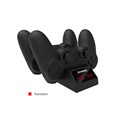 Зарядная станция для 2-х геймпадов PS4 Dobe TP4-1822, магнитные коннекторы, с индикацией 9942371 - фото 16796870