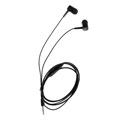 Наушники D21, проводные, вакуумные, микрофон, 1 м, Jack 3.5 мм, черные 9940595 - фото 16797145