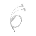 Наушники D21, проводные, вакуумные, микрофон, 1 м, Jack 3.5 мм, белые 9940596 - фото 16797151