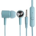 Наушники CB-51, проводные, вакуумные, микрофон, 1 м, Jack 3.5 мм, синие 9940604 - фото 16797168