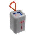 Портативная колонка F68, 5 Вт, 600 мАч, подсветка. micro SD, серая 9940366 - фото 16798035