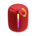 Портативная колонка Booms350, 7 Вт, 1200 мАч, подсветка, micro SD, красная 9940377 - фото 16798072