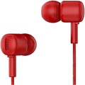 Наушники PERO EP16, вакуумные, 98 дБ, 24 Ом, 3.5 мм, 1.1 м, красные 10403239 - фото 16798390