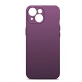Чехол BoraSCO для iPhone 15 Plus, Soft Touch, силикон, микрофибра, фиолетовый 10404413 - фото 16798464