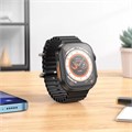Смарт-часы Hoco Y12 Ultra, 1.96, 240х280, BT5.0, 320 мАч, поддержка вызова,Lightning,чёрные 9881991 - фото 16799172