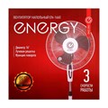 Вентилятор Energy EN-1660, напольный, 40 Вт, 3 скорости, белый 10602691 - фото 16799237