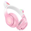 Наушники Hoco W42, беспроводные, полноразмерные, Bluetooth 5.0, 400 мАч, розовые 9881883 - фото 16799494
