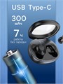 Наушники Hoco EQ3, TWS, беспроводные, вакуумные, BT 5.3, 40/300 мАч, чёрные 9881943 - фото 16799554