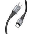 Кабель Hoco X92, Type-C - Type-С, 3 А, 3 м, оплётка силикон, чёрный 9881437 - фото 16799903 Кабель Hoco X92, Type-C - Type-С, 3 А, 3 м, оплётка силикон, чёрный 9881437 - фото 16799903