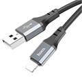 Кабель Hoco X92, Lightning - USB, 2.4 А, 3 м, оплётка силикон, чёрный 9881438 - фото 16799914