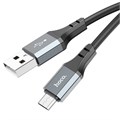 Кабель Hoco X92, MicroUSB - USB, 2.4 А, 3 м, оплётка силикон, чёрный 9881439 - фото 16799924 Кабель Hoco X92, MicroUSB - USB, 2.4 А, 3 м, оплётка силикон, чёрный 9881439 - фото 16799924