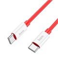 Кабель Hoco X87, Type-C - Type-C, 3 А, 1 м, оплётка силикон, красный 9881444 - фото 16799941 Кабель Hoco X87, Type-C - Type-C, 3 А, 1 м, оплётка силикон, красный 9881444 - фото 16799941