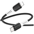 Кабель Hoco X82, Type-C - Lightning, 3 А, 1 м, оплётка силикон, чёрный 9881451 - фото 16799951