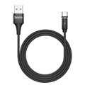 Кабель Hoco U76, Type-C - USB, магнитный разъем, 2 А, 1.2 м , оплетка нейлон, чёрный 9881461 - фото 16799981