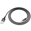 Кабель Hoco U76, Type-C - USB, магнитный разъем, 2 А, 1.2 м , оплетка нейлон, чёрный 9881461 - фото 16799984