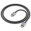 Кабель видео Hoco US03, HDMI 2.0, HDMI(m)-HDMI(m), 1 м, чёрный 9881471 - фото 16800008