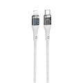 Кабель Hoco U115, Type-C - Lightning, 1.2 м, прозрачный,передача данных,оплётка нейлон,серый 9881482 - фото 16800047 Кабель Hoco U115, Type-C - Lightning, 1.2 м, прозрачный,передача данных,оплётка нейлон,серый 9881482 - фото 16800047