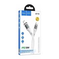 Кабель Hoco U115, Type-C - Lightning, 1.2 м, прозрачный,передача данных,оплётка нейлон,серый 9881482 - фото 16800050 Кабель Hoco U115, Type-C - Lightning, 1.2 м, прозрачный,передача данных,оплётка нейлон,серый 9881482 - фото 16800050