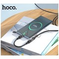 Кабель Hoco U107, Type-C (m) - Lightning (f), 2 А, 0,1 м, плетеный провод,функция OTG,чёрный 9881489 - фото 16800086