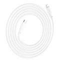 Кабель Hoco X93, Type-C - Lightning, 2 м, быстрая зарядка, передача данных, TPE, белый 9881508 - фото 16800123