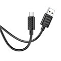 Кабель Hoco X88, Micro USB - USB, 2.4 А, 1 м, ПВХ, чёрный 9881521 - фото 16800166