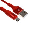 Кабель Hoco X26, Micro USB - USB, 2 А, 1 м, передача данных, оплётка нейлон, красный 9881546 - фото 16800207