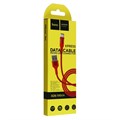 Кабель Hoco X26, Micro USB - USB, 2 А, 1 м, передача данных, оплётка нейлон, красный 9881546 - фото 16800210