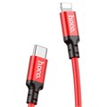 Кабель Hoco X14, Type-C - Lightning, 3.0 А, 3 м, быстрая зарядка, оплётка нейлон, красный 9881550 - фото 16800235