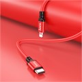 Кабель Hoco X14, Type-C - Lightning, 3.0 А, 3 м, быстрая зарядка, оплётка нейлон, красный 9881550 - фото 16800238