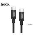 Кабель Hoco X14, Type-C - Type-C, 60 Вт, 3 А, 1 м, передача данных, оплётка нейлон, чёрный 9881551 - фото 16800241