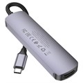 Адаптер Hoco HB28, HDMI/USB3.0/USB2.0/SD/TF/PD, 60 Вт, 3 А, 13.5 см, серый 9881633 - фото 16800384