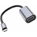 Адаптер Hoco UA21, Type-C (m) - VGA (f), 13 см, серый 9881642 - фото 16800465