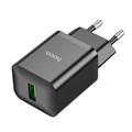 Сетевое зарядное устройство Hoco N26, 1 USB, 18 Вт, QC, чёрное 9881657 - фото 16800531 Сетевое зарядное устройство Hoco N26, 1 USB, 18 Вт, QC, чёрное 9881657 - фото 16800531