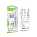 Сетевое зарядное устройство Hoco C125A, Type-C, 20 Вт, прозрачное, Type-C - Lightning,синий 9881682 - фото 16800592