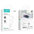 Сетевое зарядное устройство Hoco C108A, 2 Type-C, 35 Вт, PD + QC, белое 9881689 - фото 16800622