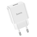 Сетевое зарядное устройство Hoco C106A, 1 USB, 2.1 А, белое 9881690 - фото 16800627