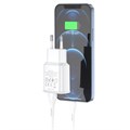 Сетевое зарядное устройство Hoco C88A, 2 USB, 2.4 А, кабель Lightning - USB, 1 м, белый 9881724 - фото 16800696
