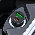 Автомобильное зарядное устройство Hoco Z32B, 1 Type-C, 1 USB, 20 Вт, 4 А, PD + QC, чёрное 9881812 - фото 16800972