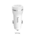 Автомобильное зарядное устройство Hoco Z27А, 1 USB, 18 Вт, 3 А, белое 9881813 - фото 16800985