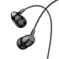 Наушники Hoco M94, проводные, вакуумные, микрофон, 1.2 м, чёрные 9881926 - фото 16801123