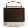 Мини караоке-система T7, 5 Вт, микрофон, 1800/800мАч, Jack 3.5, Type-С, RGB, бежевая 10325628 - фото 16801229