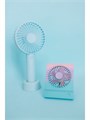 Портативный вентилятор YS2202B, 500 мАч, 3 режима, вход micro-USB, провод,градиент холодный 10244702 - фото 16802982