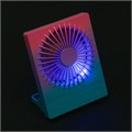 Портативный вентилятор YS2202B, 500 мАч, 3 режима, вход micro-USB, провод,градиент холодный 10244702 - фото 16802983