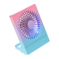 Портативный вентилятор YS2202B, 500 мАч, 3 режима, вход micro-USB, провод,градиент холодный 10244702 - фото 16802984