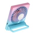 Портативный вентилятор YS2202B, 500 мАч, 3 режима, вход micro-USB, провод,градиент холодный 10244702 - фото 16802985
