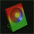Портативный вентилятор YS2202B, 500 мАч, 3 режима, вход micro-USB, провод, градиент тёплый 10244703 - фото 16802995