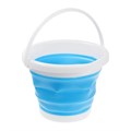 Портативная мини-стиральная машина LWM-02 с ведром 5 л, складная, голубая 10537067 - фото 16806576