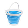 Портативная мини-стиральная машина LWM-03 с ведром 10 л, складная, голубая 10537068 - фото 16806588