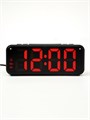 Часы электронные настольные, с будильником, вибрацией, от USB, 2 батарейки АА 10747173 - фото 16806812