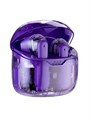 Наушники беспроводные K20, TWS, вкладыши, BT 5.0, 35/260 мАч, прозрачные, фиолетовые 10856938 - фото 16806878